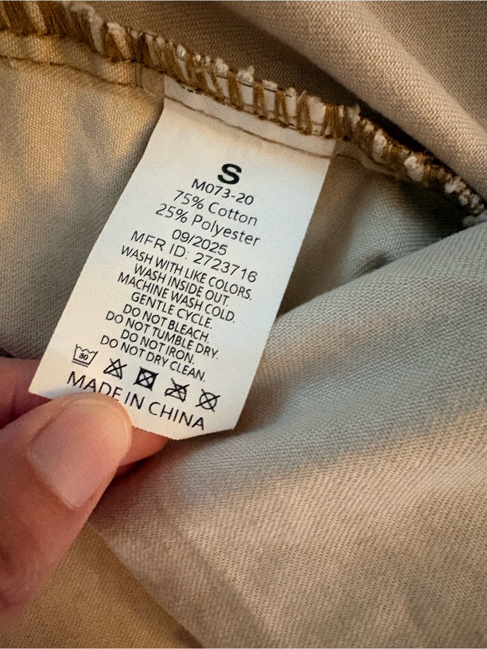 Neutral Beige Button-Front Shacket - Picture 9 of 9